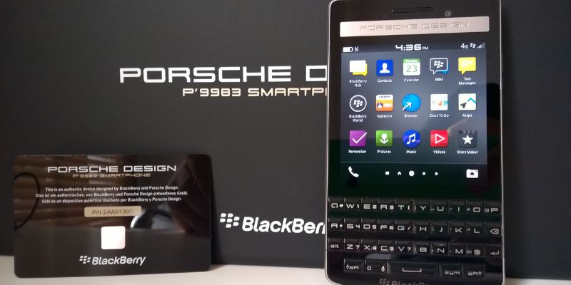 BlackBerry Porsche Design P'9983 Graphite